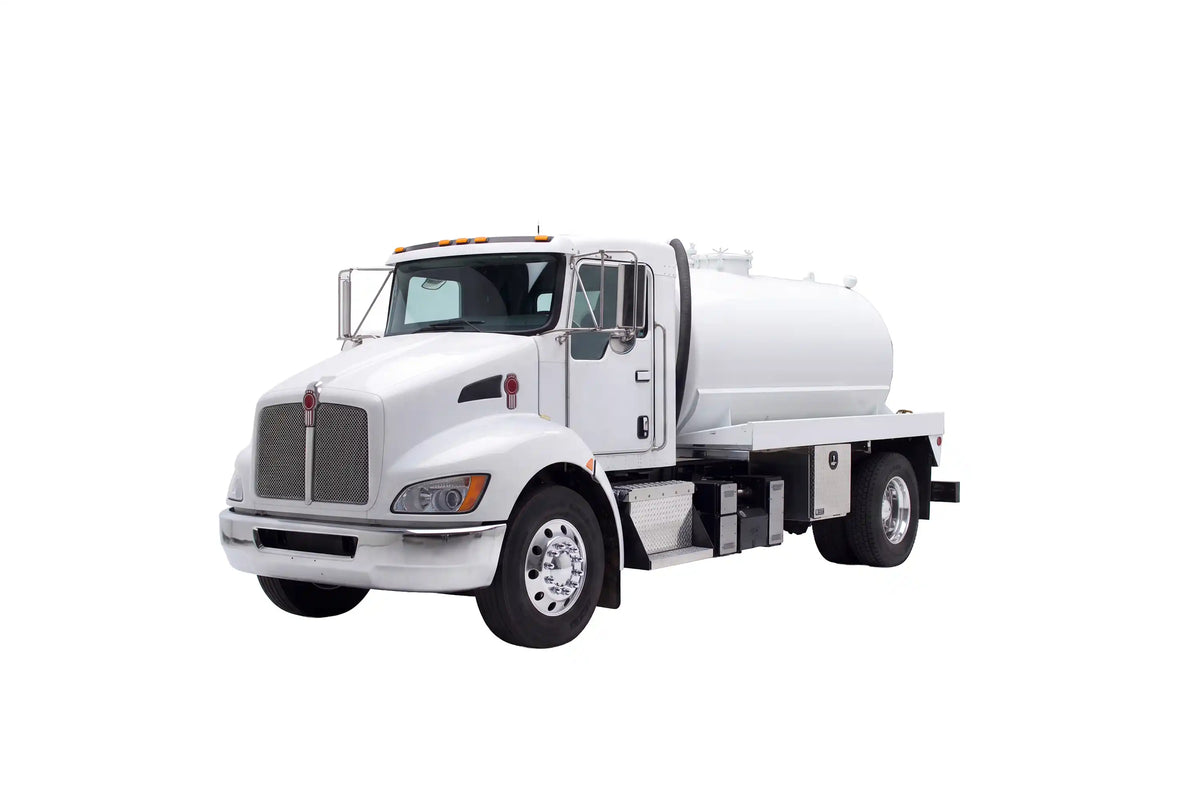 Kenworth T-280 1900 Gallon Steel Tank Vacuum Truck equipped with a Battioni B1100 pump system | Arkson Truck Co