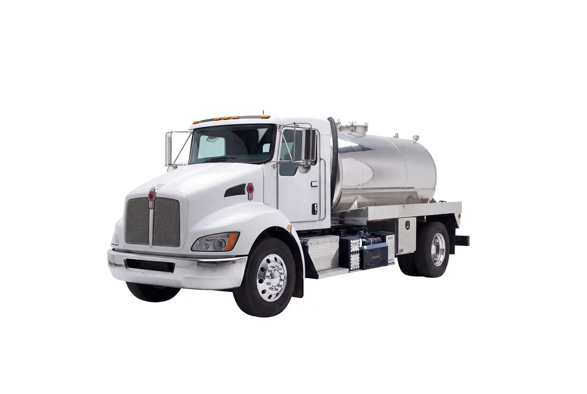 Kenworth T-280 2000 Gallon Aluminum Tank Vacuum Truck equipped with a Battioni FAN 420 pump system | Arkson Truck Co
