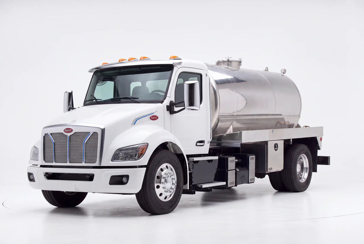 Peterbilt 536 2000 Gallon Aluminum Tank Vacuum Truck equipped with a Battioni B1100 pump system | Arkson Truck Co
