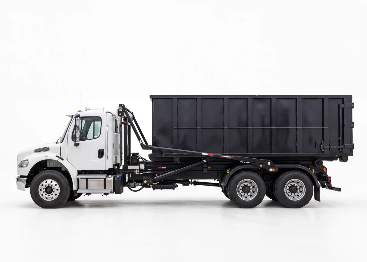 Arkson Truck Co custom roll-off trucks configurable for a variety of vocational truck applications including debris haul off, demolition, construction, and waste services.