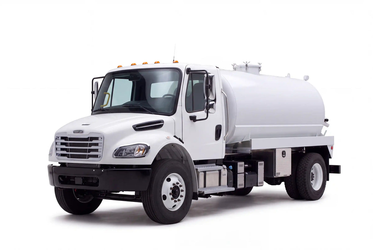 Freightliner M2 106 1900 Gallon Steel Tank Vacuum Truck equipped with a Battioni B1100 pump system | Arkson Truck Co