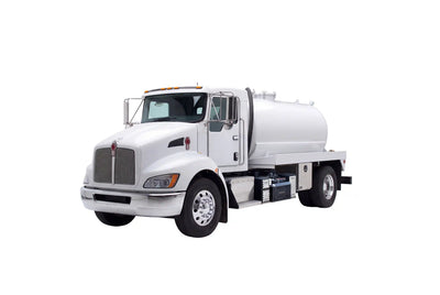 Kenworth T-280 1900 Gallon Steel Tank Vacuum Truck equipped with a Battioni FAN 420 pump system | Arkson Truck Co