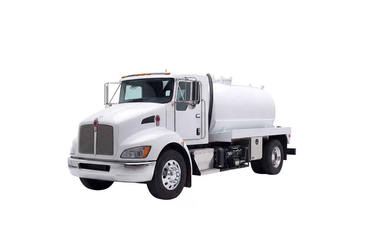 Kenworth T-280 Gallon Steel Tank Vacuum Truck equipped with a NVE 607 pump system | Arkson Truck Co