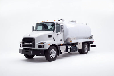 Mack MD6 1900 Gallon Steel Tank Vacuum Truck equipped with a Battioni FAN 420 pump system | Arkson Truck Co