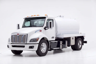 Peterbilt 536 1900 Gallon Steel Tank Vacuum Truck equipped with a Battioni B1100 pump system | Arkson Truck Co