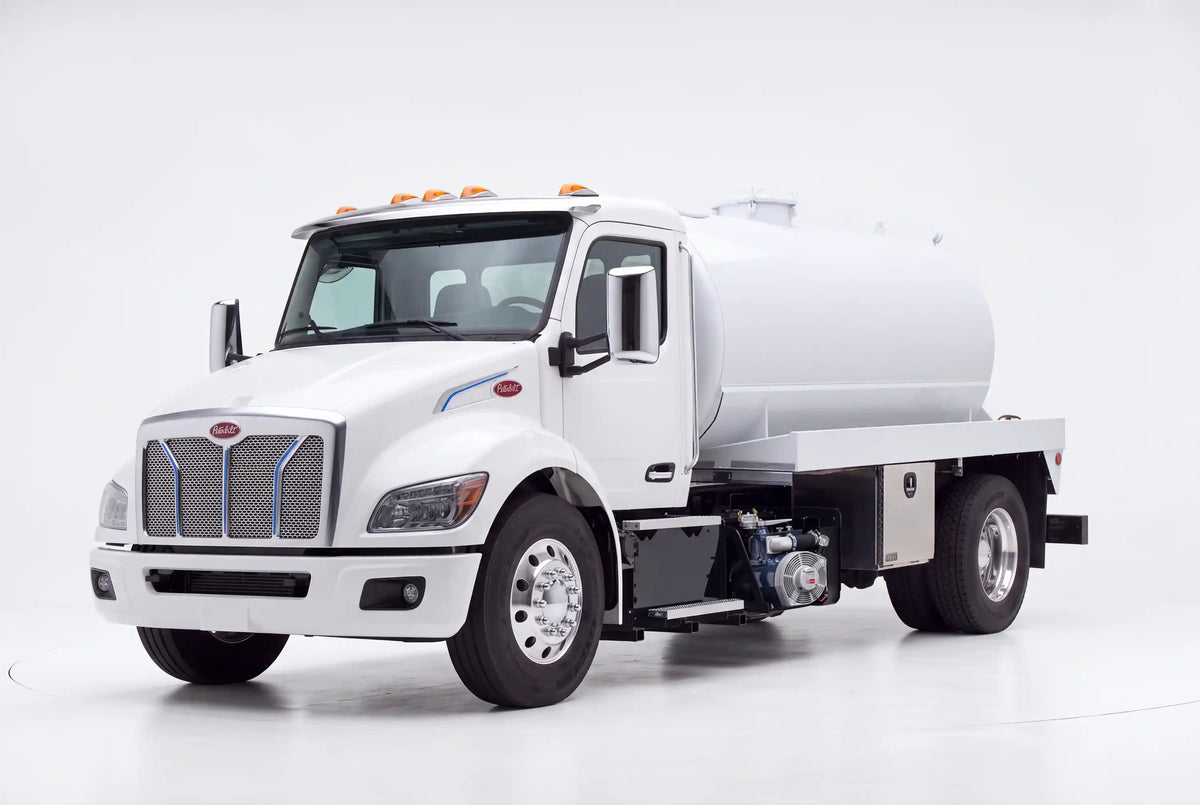Peterbilt 536 Gallon Steel Tank Vacuum Truck equipped with a Masport Titan pump system | Arkson Truck Co