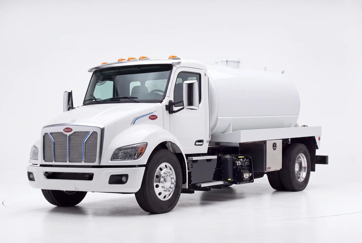 Peterbilt 536 Gallon Steel Tank Vacuum Truck equipped with a NVE 607 pump system | Arkson Truck Co