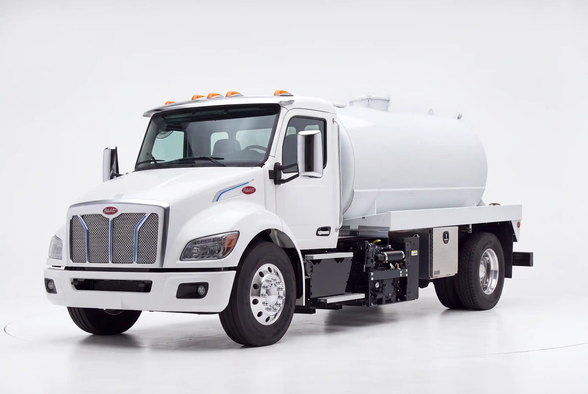 Peterbilt 536 Gallon Steel Tank Vacuum Truck equipped with a NVE B500 pump system | Arkson Truck Co
