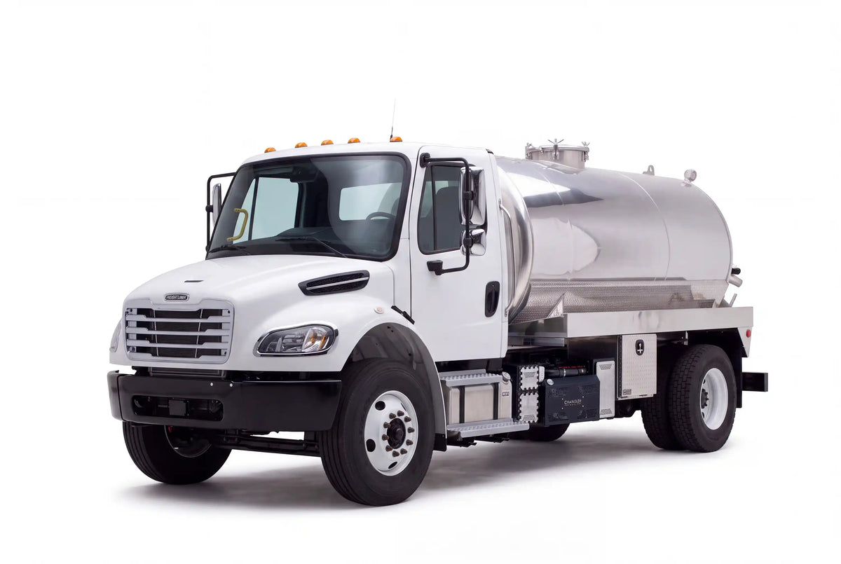 Freightliner M2 106 2000 Gallon Aluminum Tank Vacuum Truck equipped with a Battioni FAN 420 pump system | Arkson Truck Co