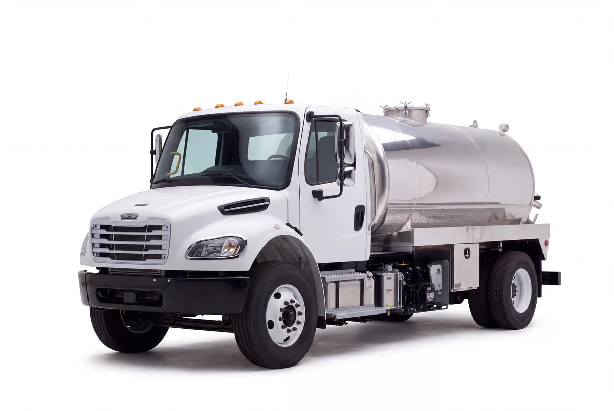 Freightliner M2 106 2000 Gallon Aluminum Tank Vacuum Truck equipped with a NVE 607 pump system | Arkson Truck Co