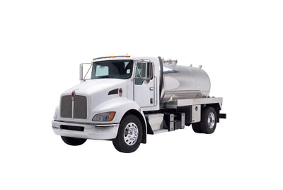 Kenworth T-280 2000 Gallon Aluminum Tank Vacuum Truck equipped with a Battioni B1100 pump system | Arkson Truck Co