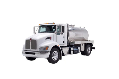 Kenworth T-280 2000 Gallon Aluminum Tank Vacuum Truck equipped with a Battioni FAN 420 pump system | Arkson Truck Co