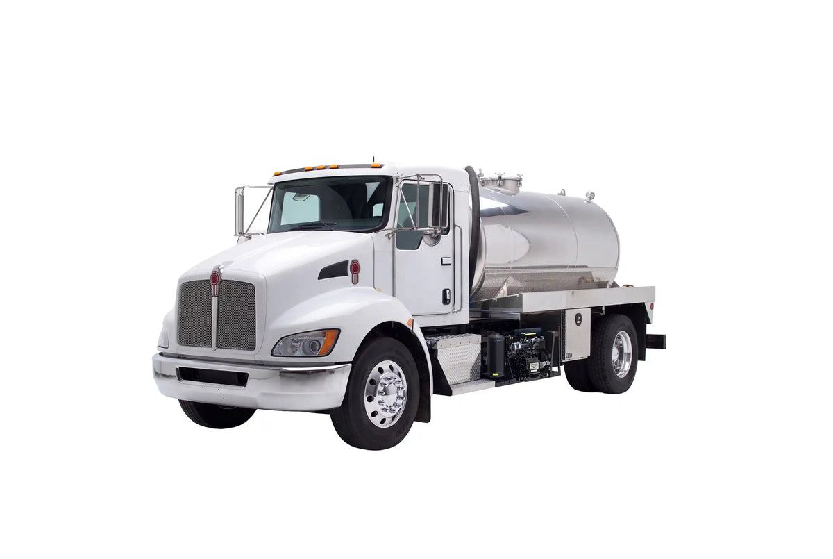 Kenworth T-280 2000 Gallon Aluminum Tank Vacuum Truck equipped with a NVE 607 pump system | Arkson Truck Co