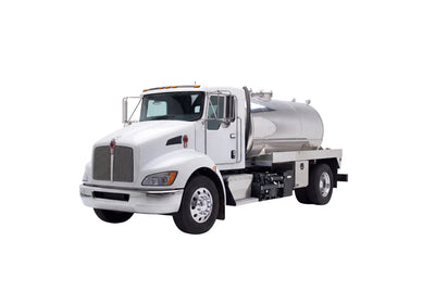Kenworth T-280 2000 Gallon Aluminum Tank Vacuum Truck equipped with a NVE B500 pump system | Arkson Truck Co