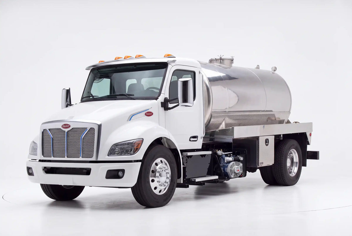 Peterbilt 536 2000 Gallon Aluminum Tank Vacuum Truck equipped with a Masport Titan pump system | Arkson Truck Co
