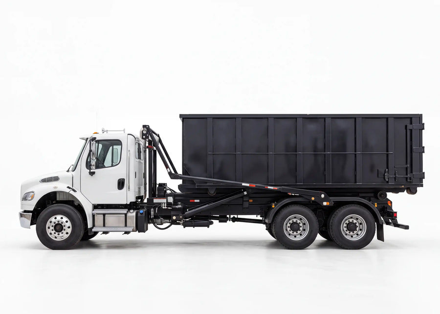 Arkson Truck Co custom roll-off trucks configurable for a variety of vocational truck applications including debris haul off, demolition, construction, and waste services.